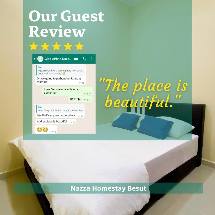 NAZZA Homestay Kg Raja Besut Terengganu Kampung Raja Bagian luar foto