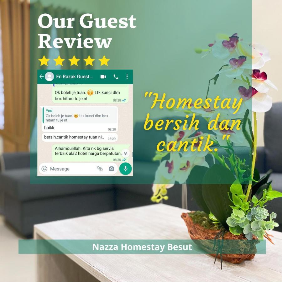 NAZZA Homestay Kg Raja Besut Terengganu Kampung Raja Bagian luar foto
