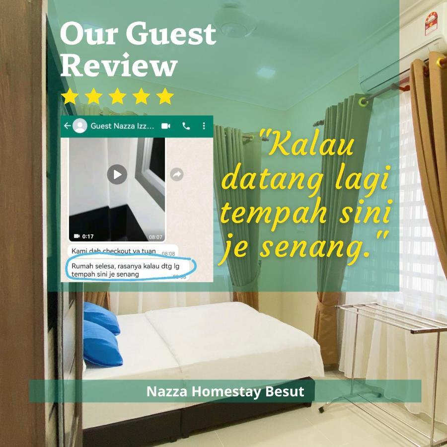 NAZZA Homestay Kg Raja Besut Terengganu Kampung Raja Bagian luar foto