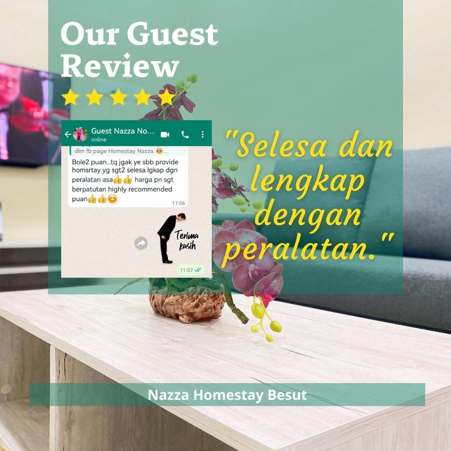 NAZZA Homestay Kg Raja Besut Terengganu Kampung Raja Bagian luar foto
